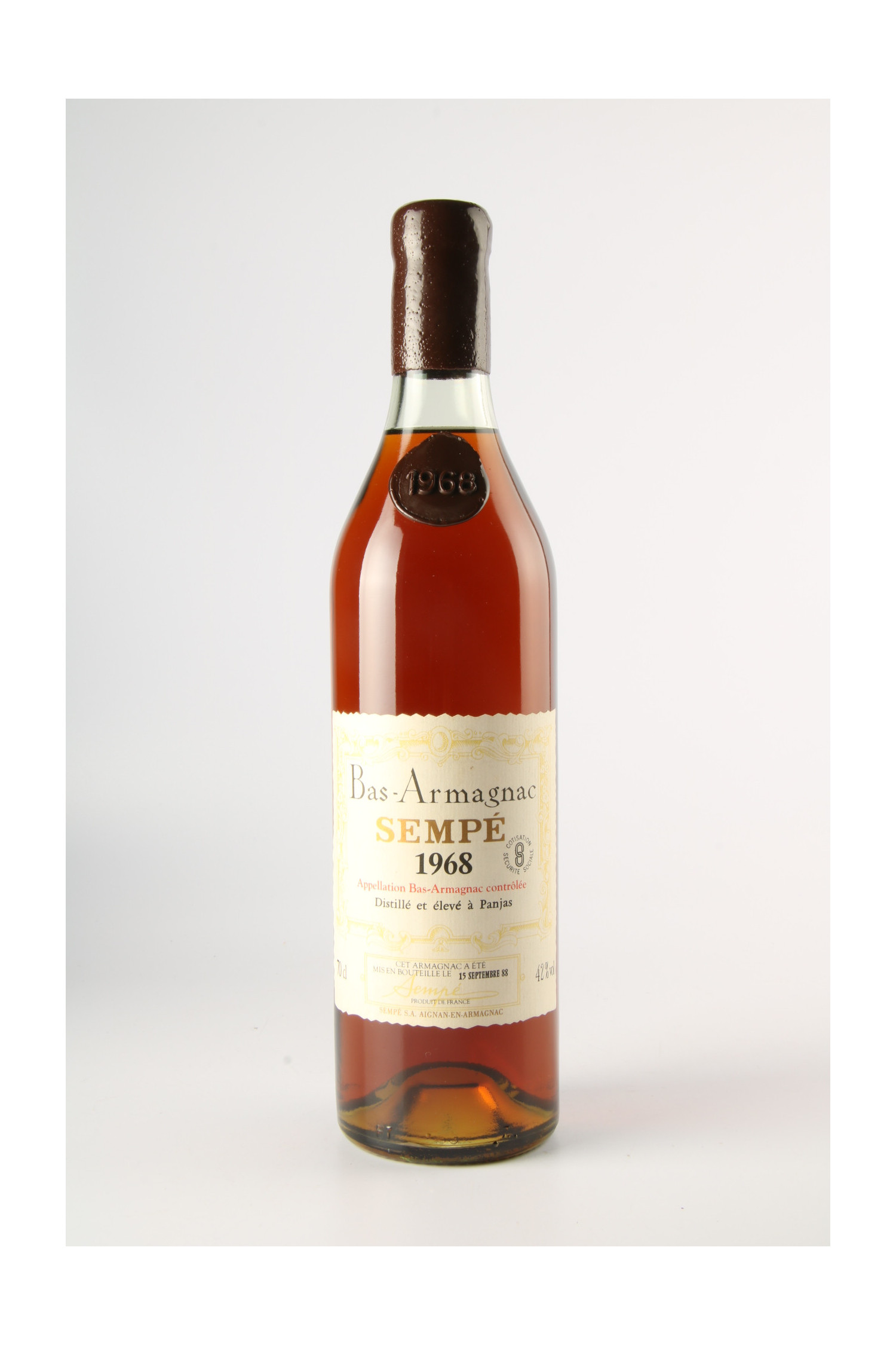 Armagnac Domaine Roumegoux Millésime 1968 - Bas-Armagnac - 70cl - Plus De 50% Vol. - Coffret Cadeau