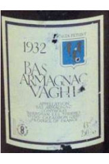 VAGHI Bas Armagnac 2.5 litres 1932