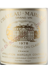 CHÂTEAU MARGAUX 1978