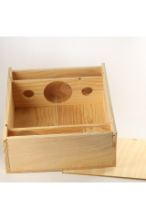 Coffret bois pour 3 bouteilles