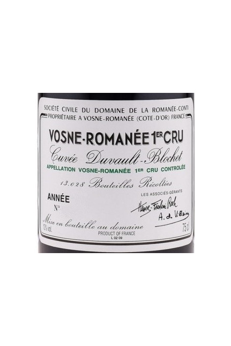 DOMAINE DE LA ROMANEE CONTI Cuvée Duvault Blochet 1999